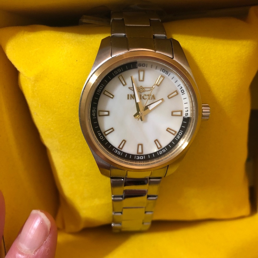 New Invicta mother of pearl watch
